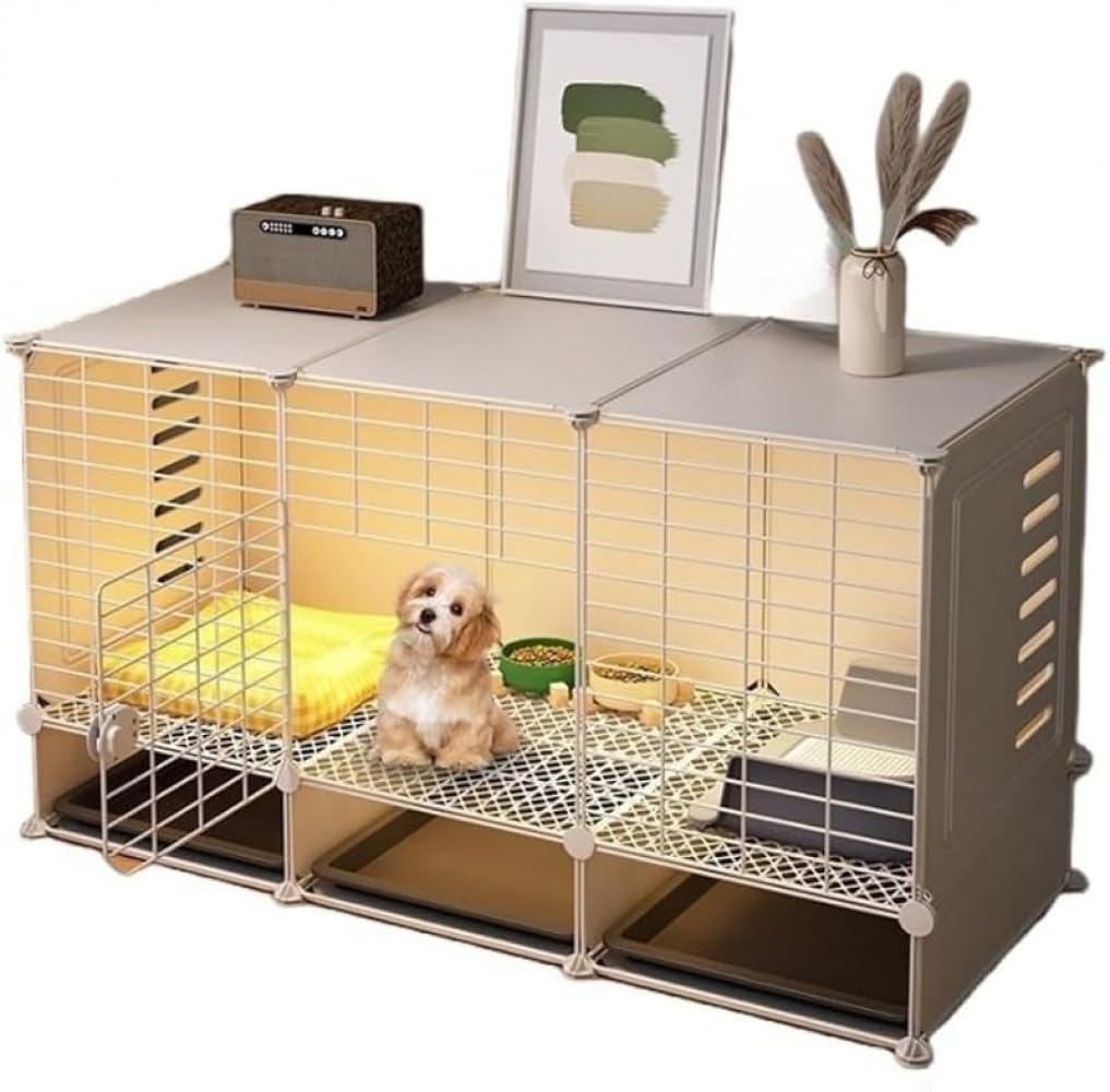 Amazon.co.jp: Xiraivke 犬ケージ、猫ハウス、ペットケージ、トレイ